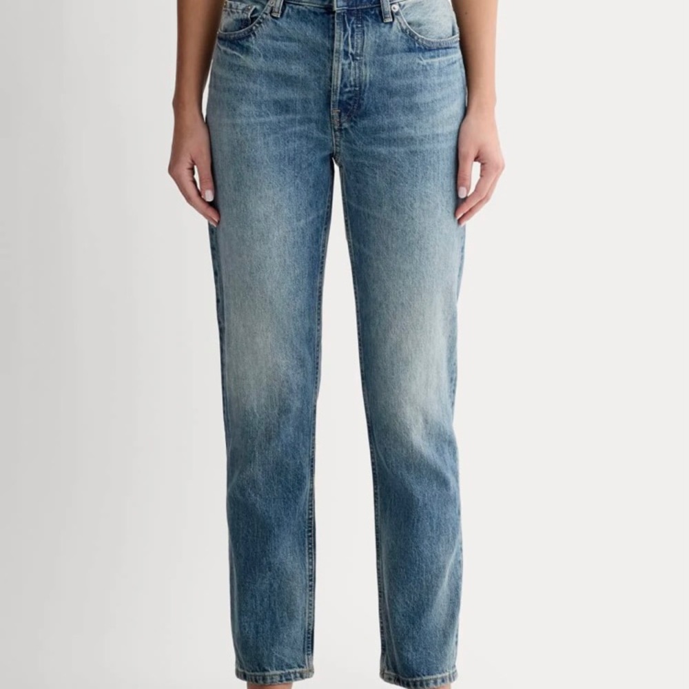 Everlane Women's Straight Leg Blue Jeans
